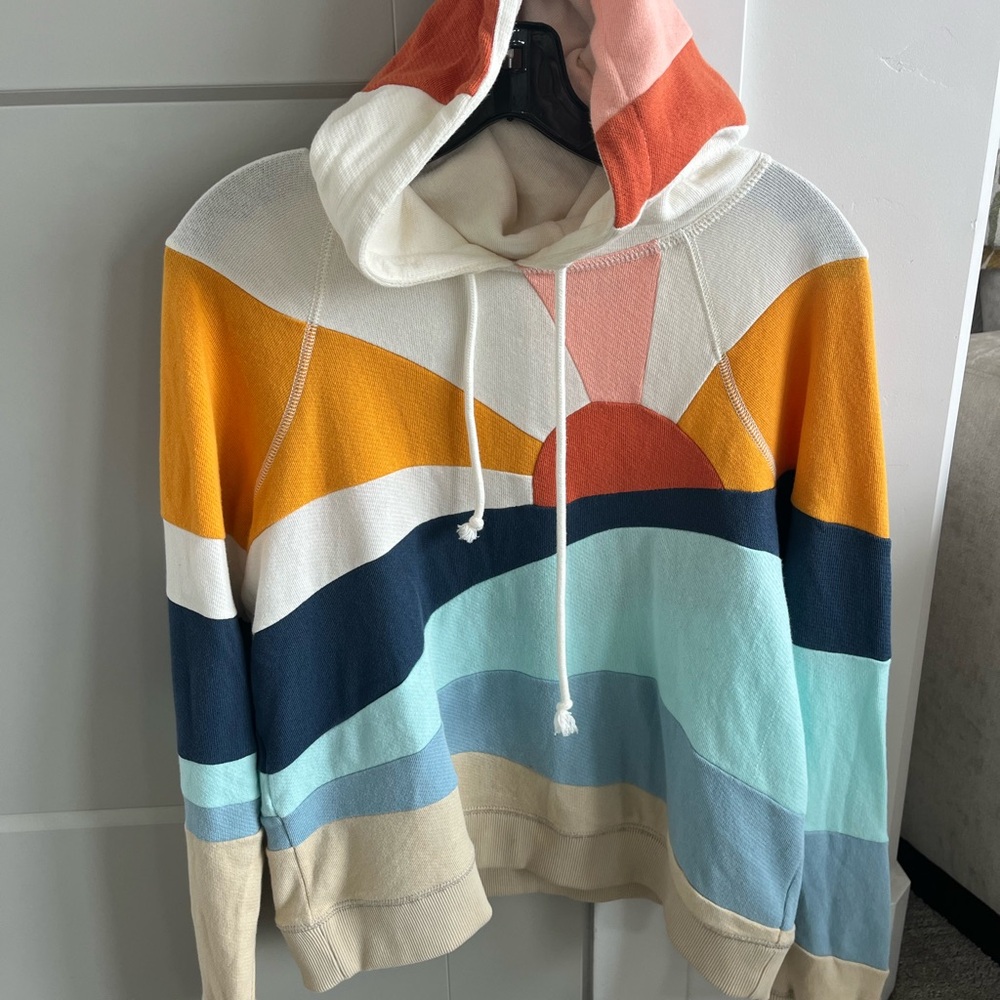 Faherty Soleil hoodie  Sunrise Hoodie medium excellent condition - Picture 5 of 11